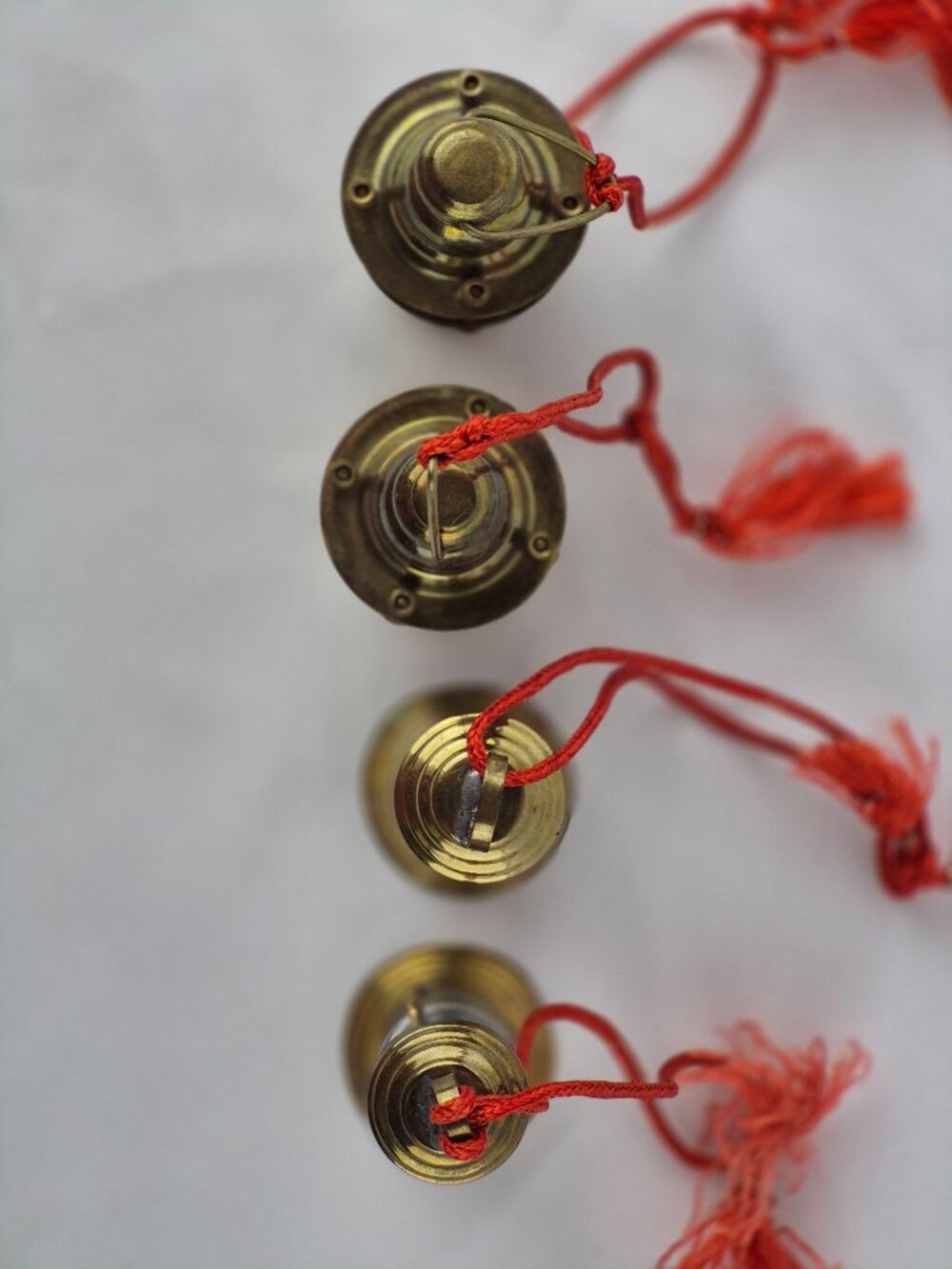 Vintage House of Lloyd Brass Coach Lamp Ornaments Set of 4 - Picture 7 of 15